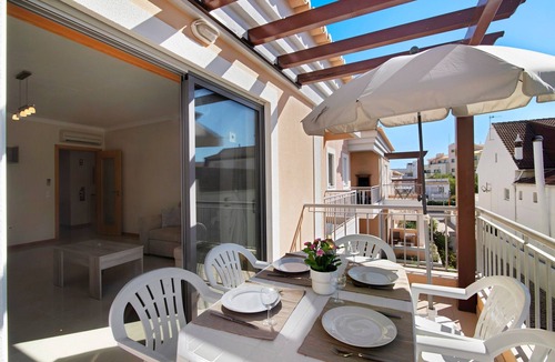 Olhos D'Agua Apartment | Apartamento Água Brisa with Pool, Wi-Fi, A/C, Balcony & Garden