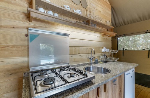 Molares RV Rental | Boavista Glamping Tent with Mountain View, Private Pool and Wi-Fi