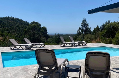 Monchique House | Luxury vacation home with a private pool and ocean view in the Algarve countryside