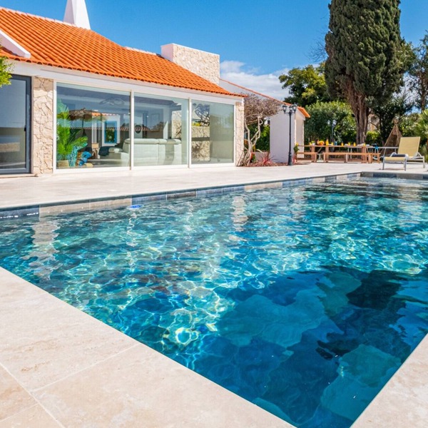 Luxury villa with pool bar and heatable pool