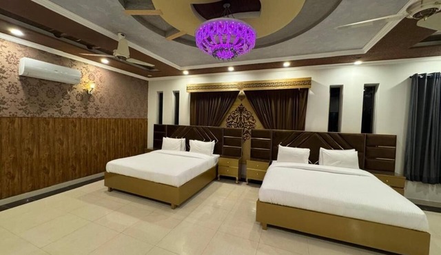AK Lodges Islamabad: Exquisite 6-Bedroom Estate with Premium Finishes and AC in Islamabad