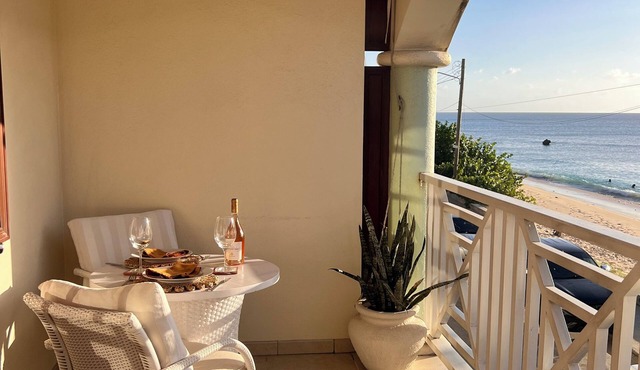Bamaluz at White Sands, Speightstown. Beachfront 2 bed apartment. in Speightstown