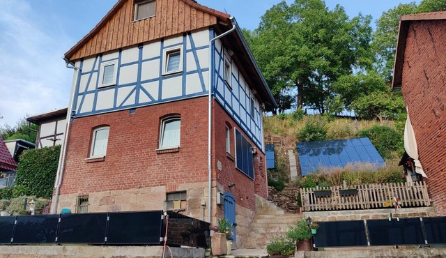 Cozy half-timbered house in the low mountain range of Hesse Thuringia in Herleshausen