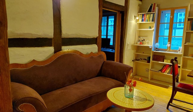 Vacation apartment in a half-timbered house in Helbedündorf OT Friedrichsrode