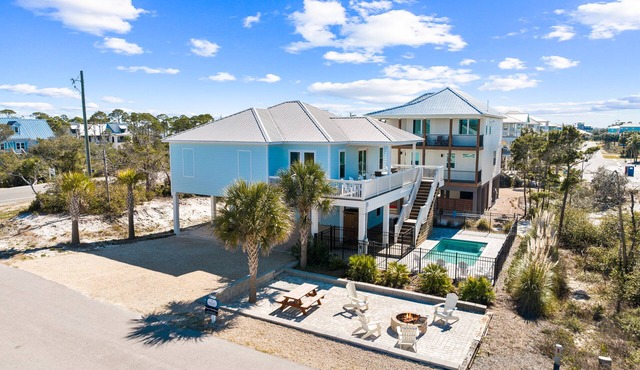 Down the Shore: Stunning Gulf Views, North Cape, Private Pool, Pet Friendly! in Cape San Blas