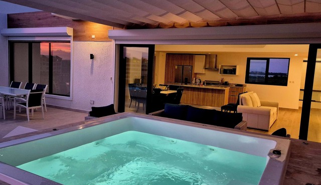 Luxury Beach Penthouse Jacuzzi & Lagoon View in Punta Cana