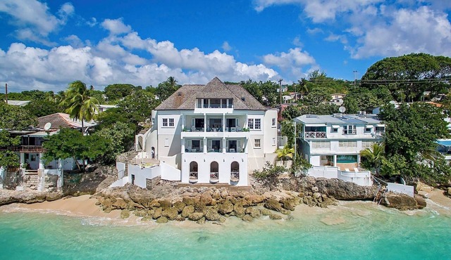 Luxury Oceanfront Villa with Private Beach & Hot Tub