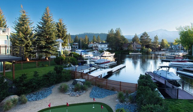 Luxury Waterfront with Private Dock & Rooftop Spa in South Lake Tahoe