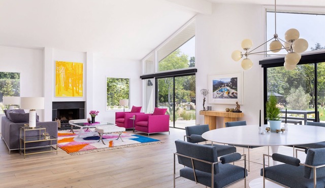 Private Montecito Modern Luxury w pool/spa on an acre. Pets, walk to everything. in Montecito