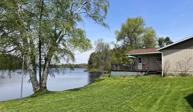 Right on the Michigamme River! in Republic