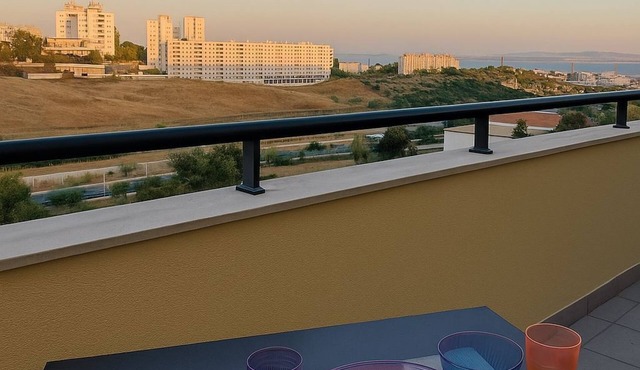 Rooftop with terrace and views of Lisbon