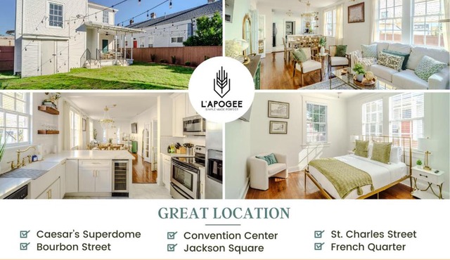 Serene 4 Bedroom Home near French Quarter with Wi-Fi and Parking