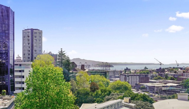 Spacious CBD Gem with Seaviews and Free Parking in Auckland CBD