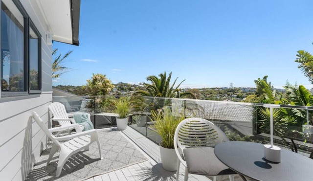 Stylish Coastal Home with Panoramic Views & Private Balcony