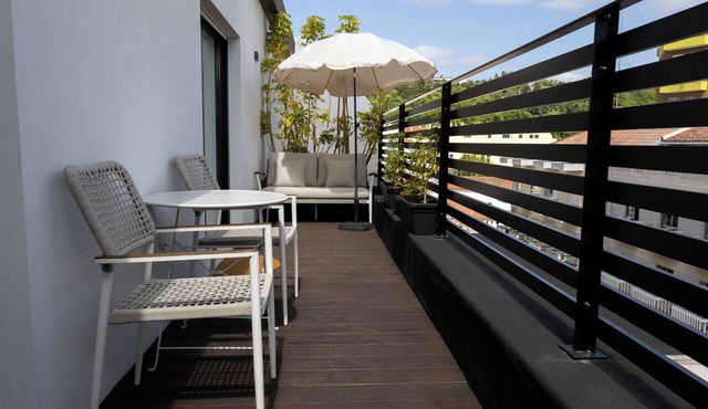 Stylish Studio | Private Balcony & Tiles · Leiria
