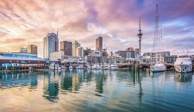 Viaduct Harbour: Balcony Views