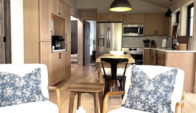 Welcome to NORTHERN PEARL, newly remodeled 3 Br. 2 Bath Cottage on Lake Leelanau in Lake Leelanau