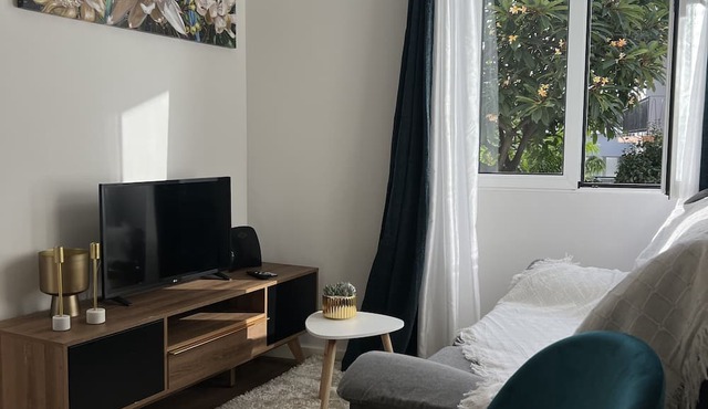Very cozy, sunny 1 bedroom apartment. Located 5 minutes walk from the center